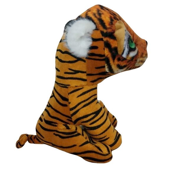 Dan Dee Orange Tiger Plush Stuffed Animal 7.75" - Picture 2 of 6